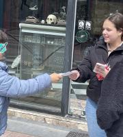 Δράσεις μαθητών Δημοτικού Σχολείου, για την προστασία απολιθωμένου κορμού.