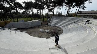 Προχωρούν οι εργασίες στο Κηποθέατρο της Αλεξανδρούπολης