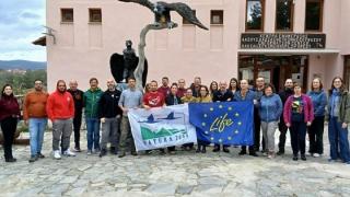 Στη Δαδιά συναντήθηκαν οι εταίροι του προγράμματος για την προστασία του μαυρόγυπα