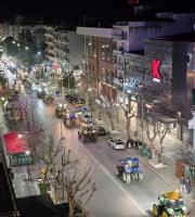 Δυναμική πορεία αγροτών στην Αλεξανδρούπολη.