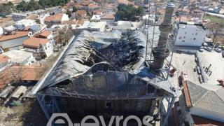Επείγουσες εργασίες στο Τέμενος Βαγιαζήτ - Έχει καταστεί πλέον επικίνδυνο 