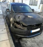 Το Audi quattro caravan μετά την επίθεση