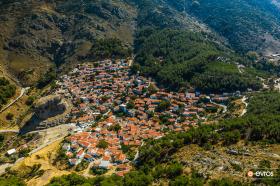 Η Χώρα της Σαμοθράκης πανοραμικά και από ψηλά