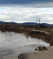 Η επόμενη ημέρα των πλημμύρων  ανάμεσα στην περιοχή του Αρδανίου και της Ιτέας