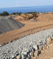 Συνεχίζονται οι εργασίες κατασκευής της Λιμνοδεξαμενής στη Σαμοθράκη