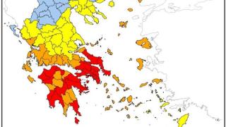 «Στο κόκκινο» σήμερα ο νότιος Έβρος και η Σαμοθράκη για εκδήλωση πυρκαγιάς 