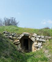 The Elafochori underground built Tomb