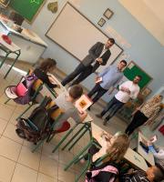 ΟΝΝΕΔ: Πρώτος σταθμός για «το σχολείο που θες» το δημοτικό σχολείο Κυπρίνου(φωτο)