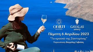 "Τα κρασιά της Σαντορίνης" δια χειρός Γαβαλά, στο OMEN Deli & Wines