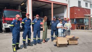 Οι μαθητές του Απαλού «φωτίζουν» το έργο των πυροσβεστών