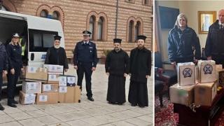 Εθελοντική προσφορά από την Ελληνική Αστυνομία στις Μητροπόλεις του Έβρου