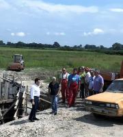 Κατασκευή αναχώματος στο Φυλακτό Σουφλίου για την προστασία αγροτικών εκτάσεων 