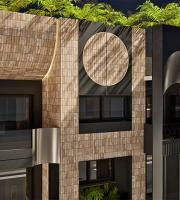 Λεπτομέρεια στο τελευταίο όροφο της Omicron