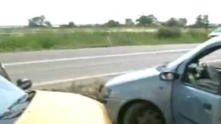 Καραμπόλα τριών οχημάτων σημειώθηκε στην Αλεξανδρούπολη.