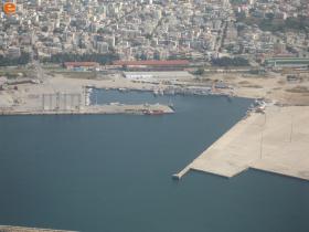 Ιχθυόσκαλα της Αλεξανδρούπολης από ψηλά.