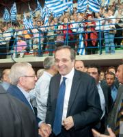 Ο πρόεδρος της ΝΔ Α. Σαμαράς στην Αλεξανδρούπολη.