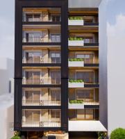 Η υπό ανέγερση πολυκατοικία Αίγλη