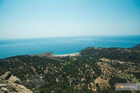 Πανοραμική λήψη της Σαμοθράκης.