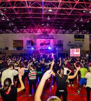 Ξεσήκωσε την Αλεξανδρούπολη το "3ο Zumbathon" στο Κλειστό Γυμναστήριο.