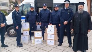 Εθελοντική συγκέντρωση και προσφορά ειδών από σστυνομικές υπηρεσίες της ΑΜΘ
