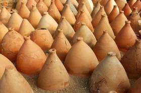 Τα πιθάρια στον αρχαιολογικό χώρο της Μεσημβρίας.