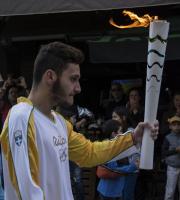 Φωτογραφικά κλικ από τη άφιξη της Ολυμπιακής Φλόγας στην Αλεξανδρούπολη