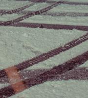 Κινηματογραφικά τοπία στην χιονισμένη Αλεξανδρούπολη τη νύχτα