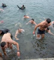 Με λαμπρότητα εορτάστηκαν τα Θεοφάνεια στον Έβρο - Αγιάστηκαν τα νερά παρά το τσουχτερό κρύο (vid & pics)