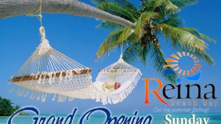 Opening την Κυριακή για το Reina beach bar.