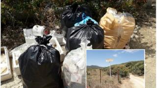 Το πήρε "πάνω της" κάτοικος της Αλεξανδρούπολης το θέμα της καθαριότητας - Έκανε "λαμπίκο" την παραλία της Μεσημβρίας
