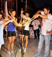 Πέρασε από τον Έβρο η 9η Πανελλήνια λαμπαδηδρομία.