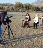 Γυρίσματα από το γαλλογερμανικό κανάλι ARTE στη Σαμοθράκη.