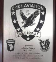 Τιμητική βραβείο προς τον ΟΛΑ στα πλαίσια της φιλοξενίας για την άσκηση "Atlantic Resolve".