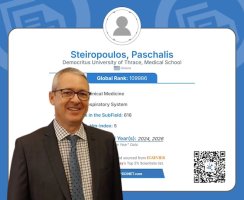 Σταθερά στην παγκόσμια ελίτ της επιστήμης ο Εβρίτης Καθηγητής Πασχάλης Στειρόπουλος!