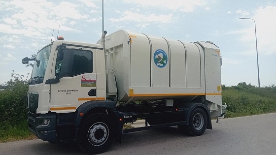 Νέο όχημα για την αποκομιδή απορριμμάτων στον Δήμο Σουφλίου.