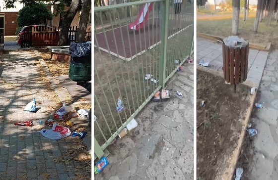 Καταστροφές και σκουπίδια από "αγνώστους", σε παιδικές χαρές του Δήμου Αλεξανδρούπολης.