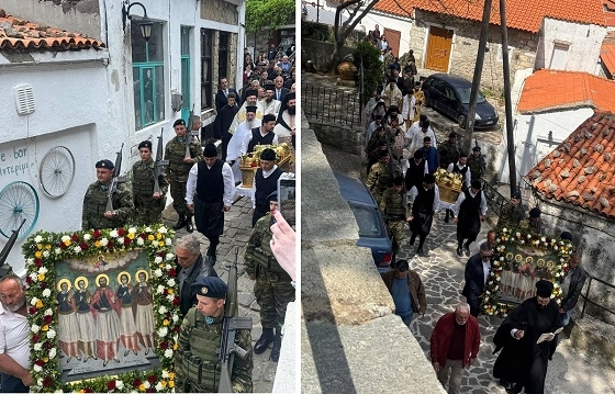 Εορτασμός των Πέντε Νεομαρτύρων της Σαμοθράκης.