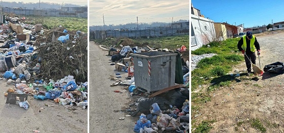 Συνεργεία καθαρισμού του Δήμου Αλεξανδρούπολης παρενέβησαν σε αρκετά σημεία της περιοχής Τέρμα Άβαντος.