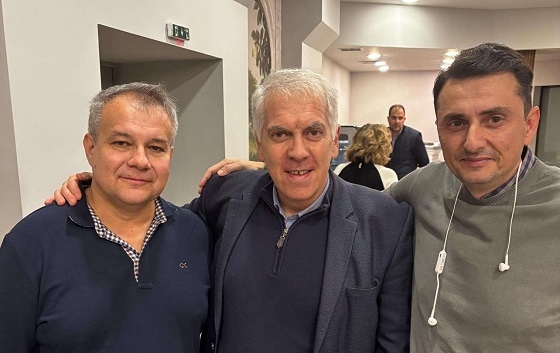 Οι κύριοι Κούγκουλος, Λουρίκας και Παρασκευόπουλος κατά τις εκλογές του ΤΕΕ Θράκης.