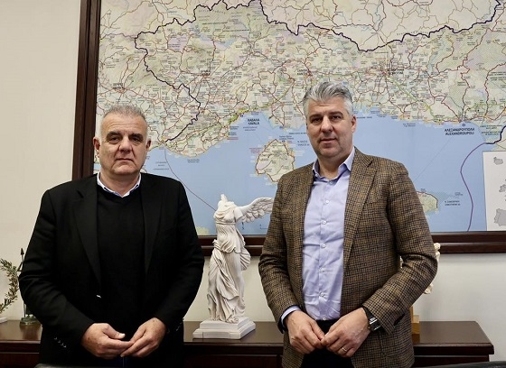 Για τρέχοντα θέματα της Σαμοθράκης συζήτησαν ο Περιφερειάρχης με τον Δήμαρχο του νησιού.