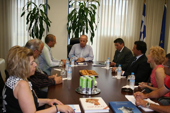 Επίσκεψη του κ. Τζβετάνωφ στον Περιφερειάρχη ΑΜ-Θ κ. Παυλίδη