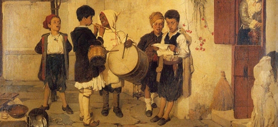 Τα κάλαντα ξεκινούν κυρίως με χαιρετισμό στη συνέχεια αναγγέλλουν τη χαρμόσυνη είδηση ότι ο Χριστός γεννήθηκε.