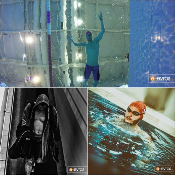 Μαθήματα κολύμβησης από τον Χρυσό Παραολυμπιονίκη Δημοσθένη Μιχαλεντζάκη στο Ειδικό Σχολείο Αλεξ/πολης