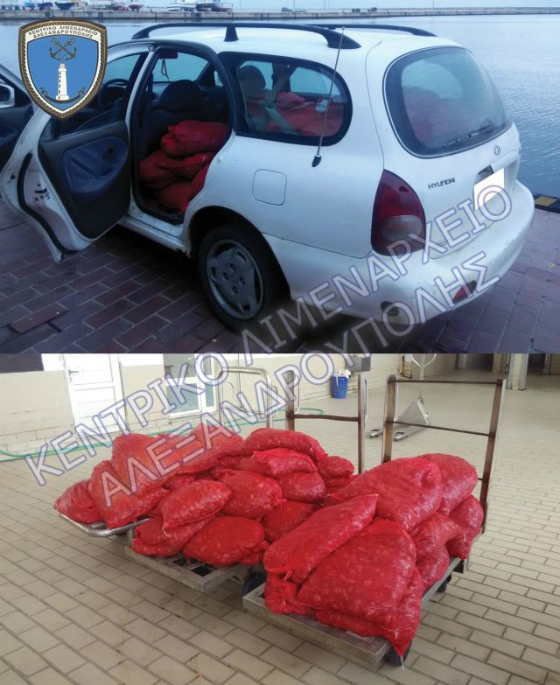 Ακατάλληλα όστρακα στην Αλεξανδρούπολη