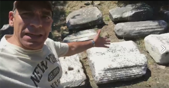 Ο Γιάννης Σερβετάς στη Σαμοθράκη