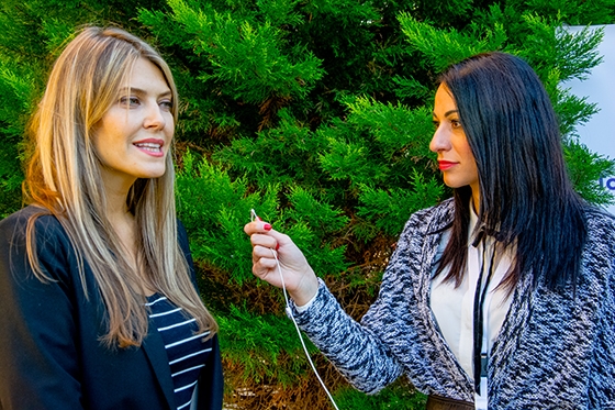 Στιγμιότυπο από τη συνέντευξη της κ. Εύας Καϊλή στο e-evros.gr