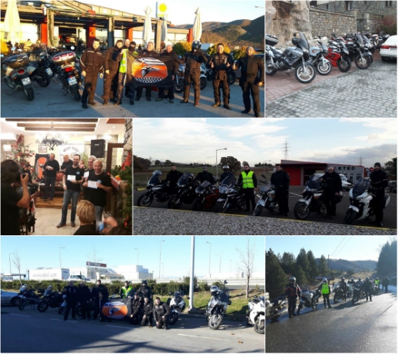 22η Συγκέντρωση Μοτοσικλετιστών - 9 μέλη της Ένωσης Μοτοσικλετιστών Αλεξ/πολης "Οι Αγριάνες" διέσχισαν 500 χλμ