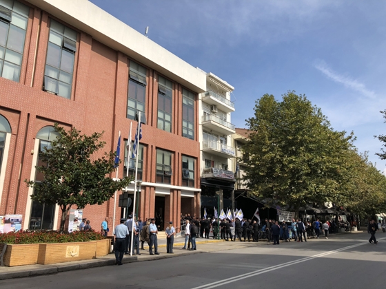 Διαμαρτυρία του ΚΚΕ κατά την επίσκεψη του Αμερικανού Πρέσβη