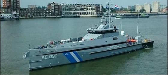 Το σκάφος του Λιμενικού "Γαύδος"