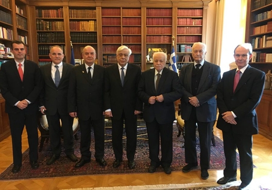 Το Δ.Σ του Ομίλου Απογόνων Αγωνιστών του 1821 συναντήθηκαν με τον ΠτΔ